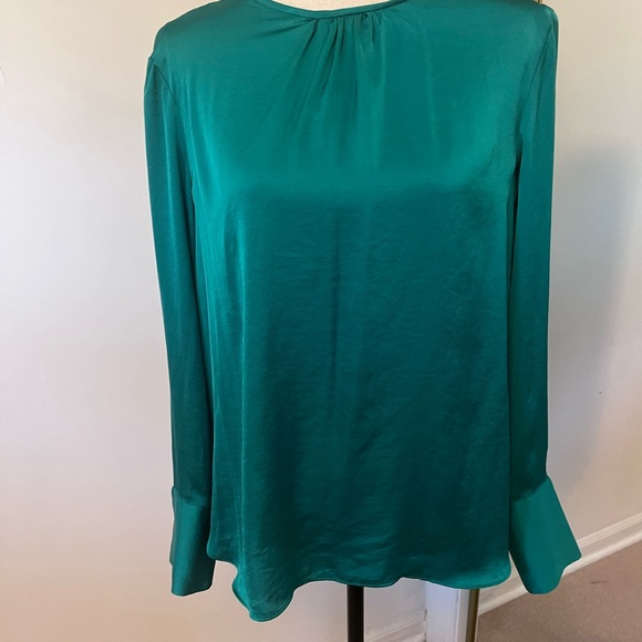 Mango ruched satin blouse - Picture 3 of 3